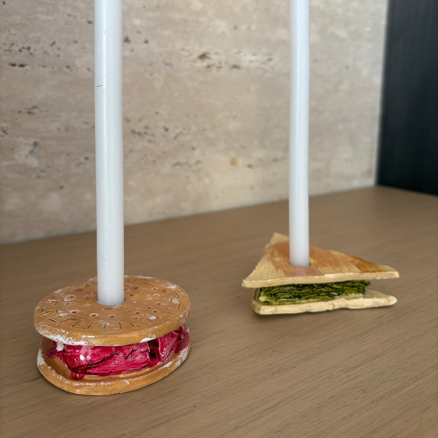 Biscuit & Raha Candleholder